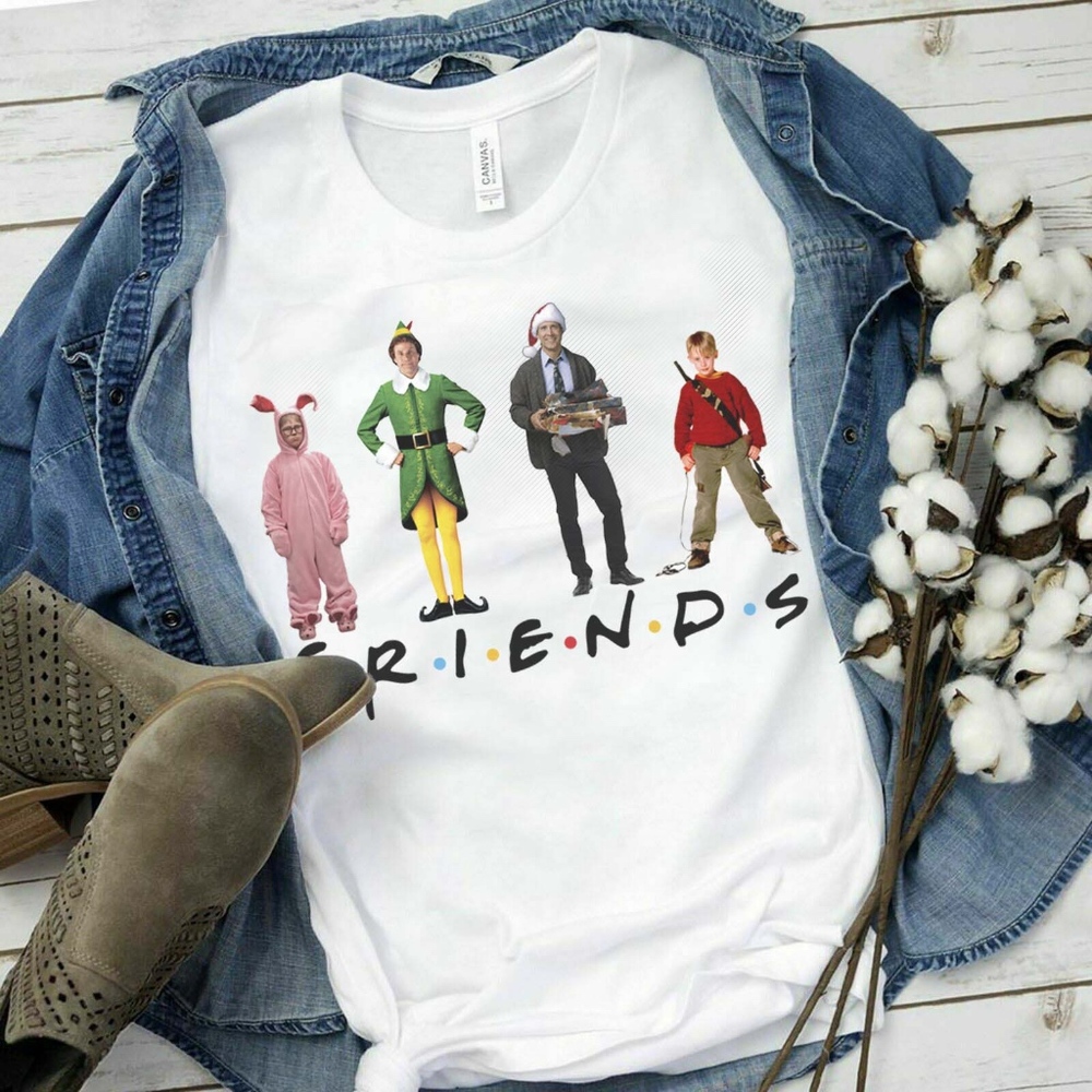 Womans Friends Christmas Top ~New S-M-L-XL Sizes